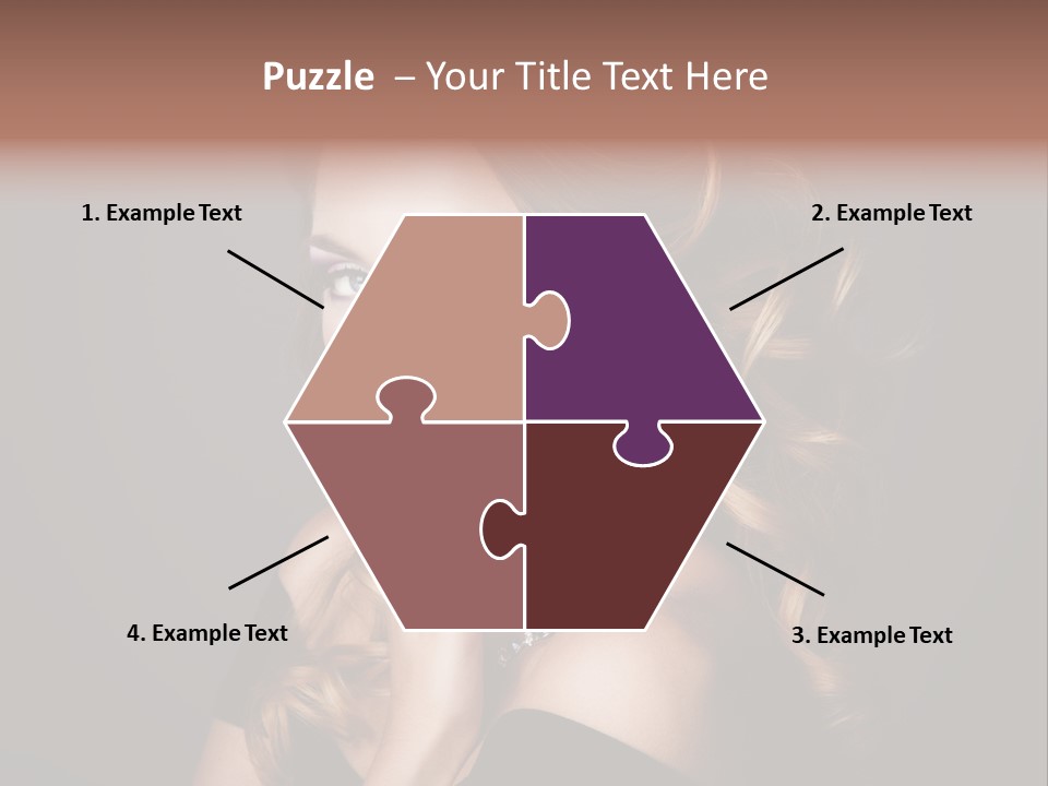 Beautiful Woman Female PowerPoint Template