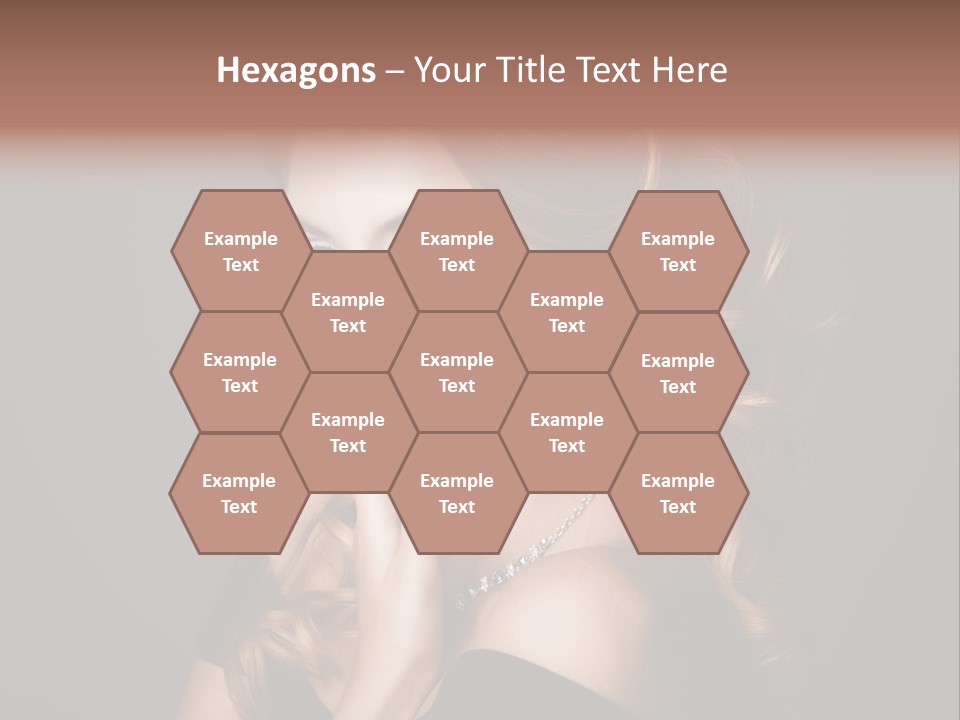 Beautiful Woman Female PowerPoint Template