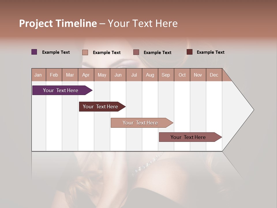 Beautiful Woman Female PowerPoint Template