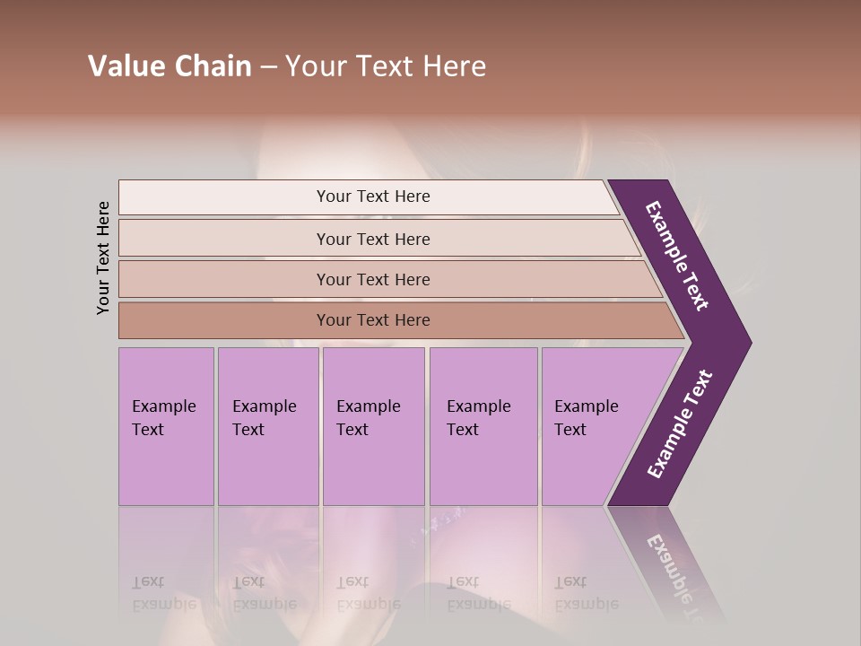 Beautiful Woman Female PowerPoint Template