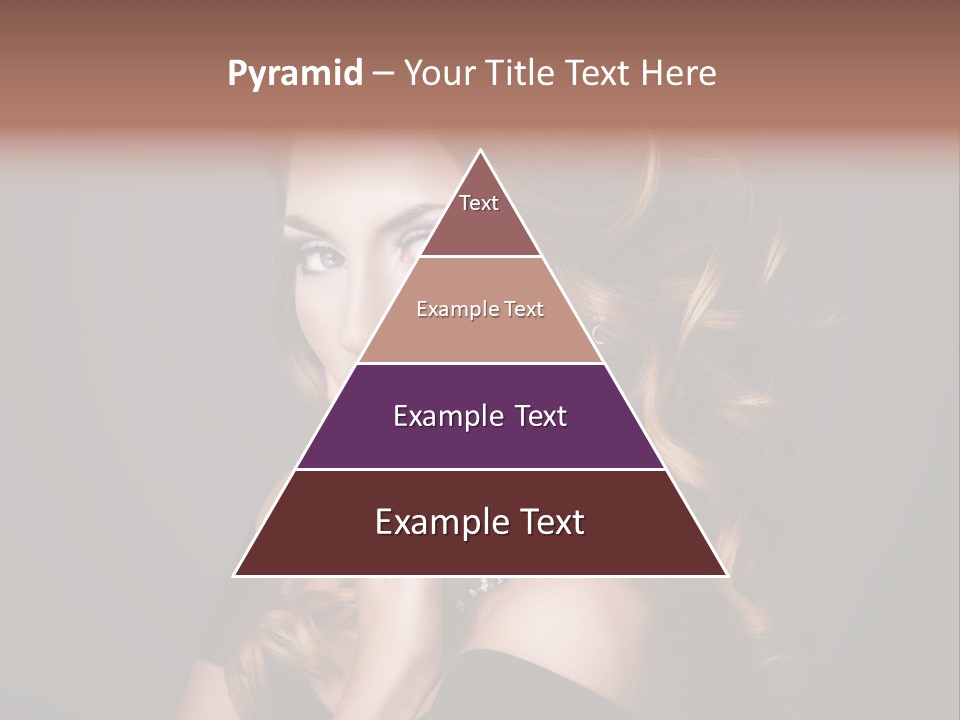 Beautiful Woman Female PowerPoint Template