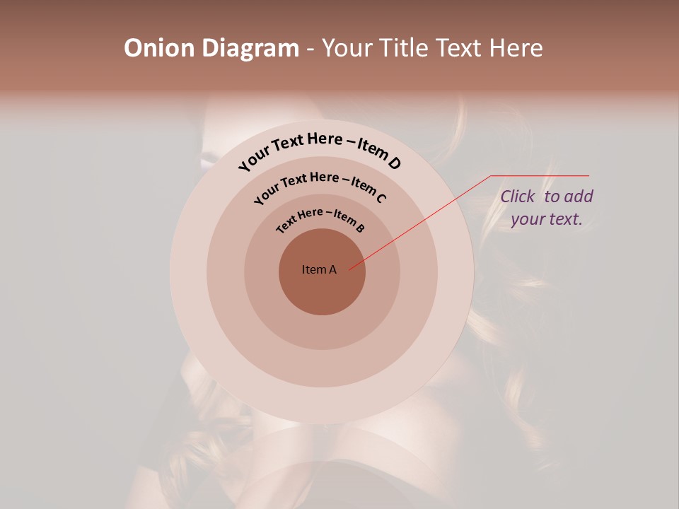 Beautiful Woman Female PowerPoint Template