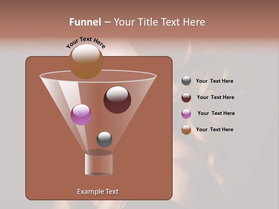 Beautiful Woman Female PowerPoint Template