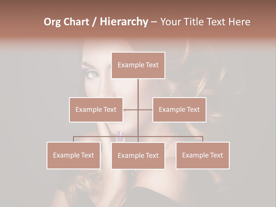 Beautiful Woman Female PowerPoint Template