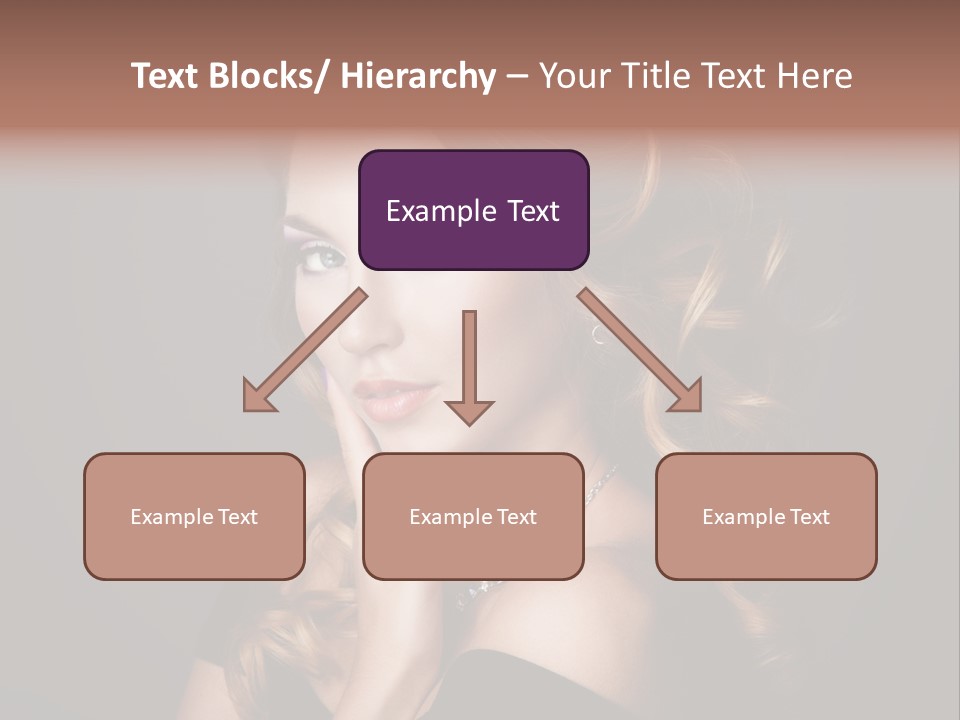 Beautiful Woman Female PowerPoint Template