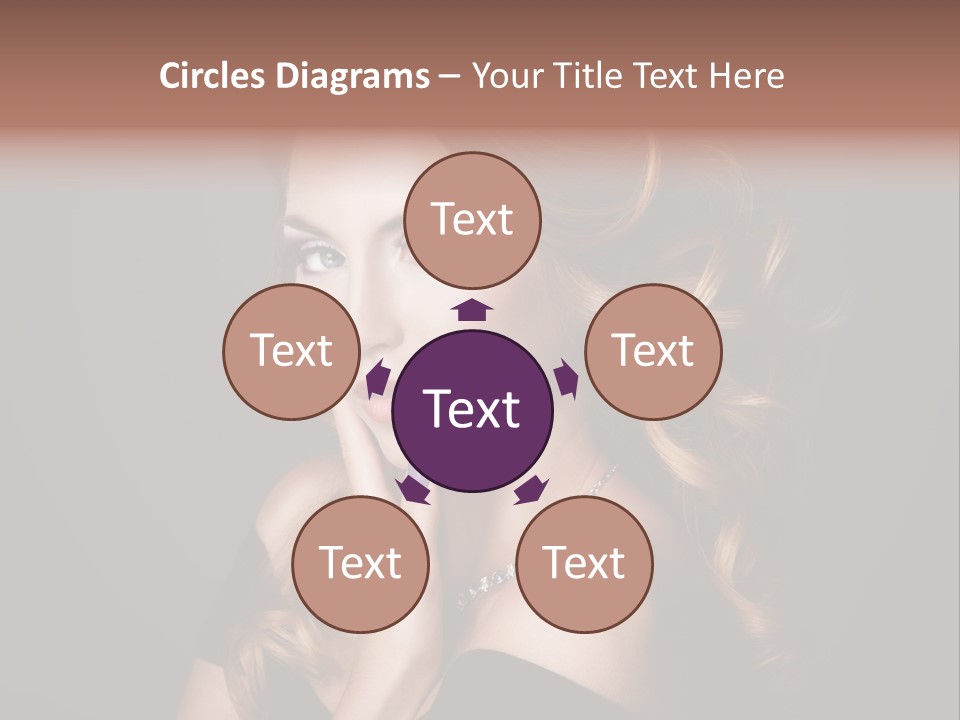 Beautiful Woman Female PowerPoint Template