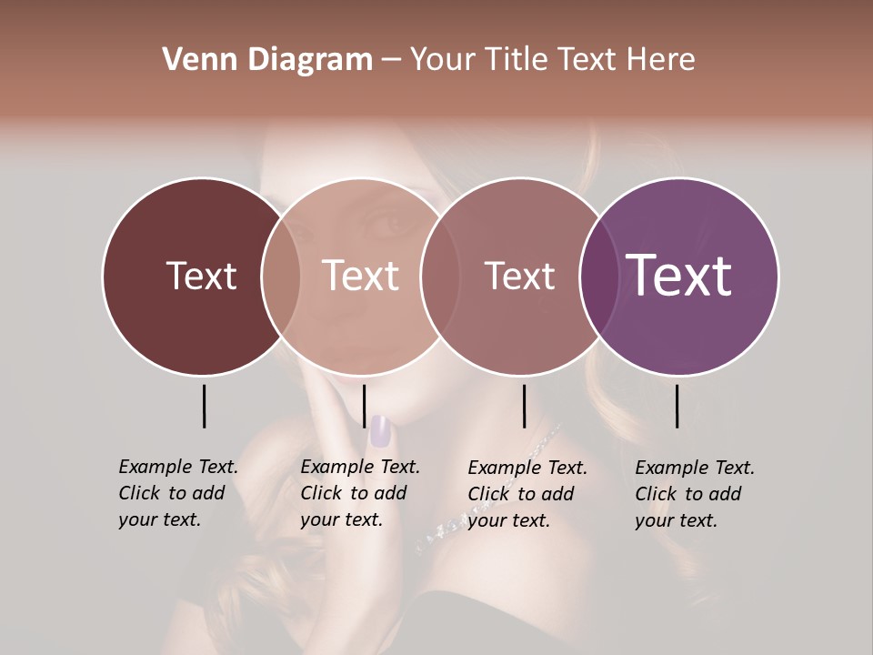Beautiful Woman Female PowerPoint Template
