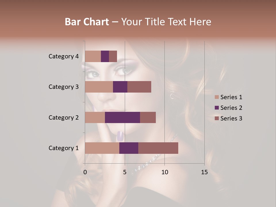 Beautiful Woman Female PowerPoint Template