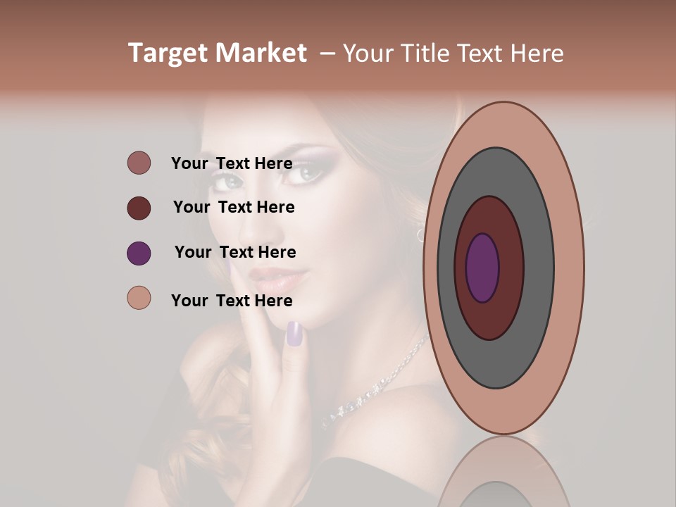 Beautiful Woman Female PowerPoint Template