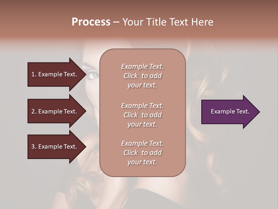 Beautiful Woman Female PowerPoint Template