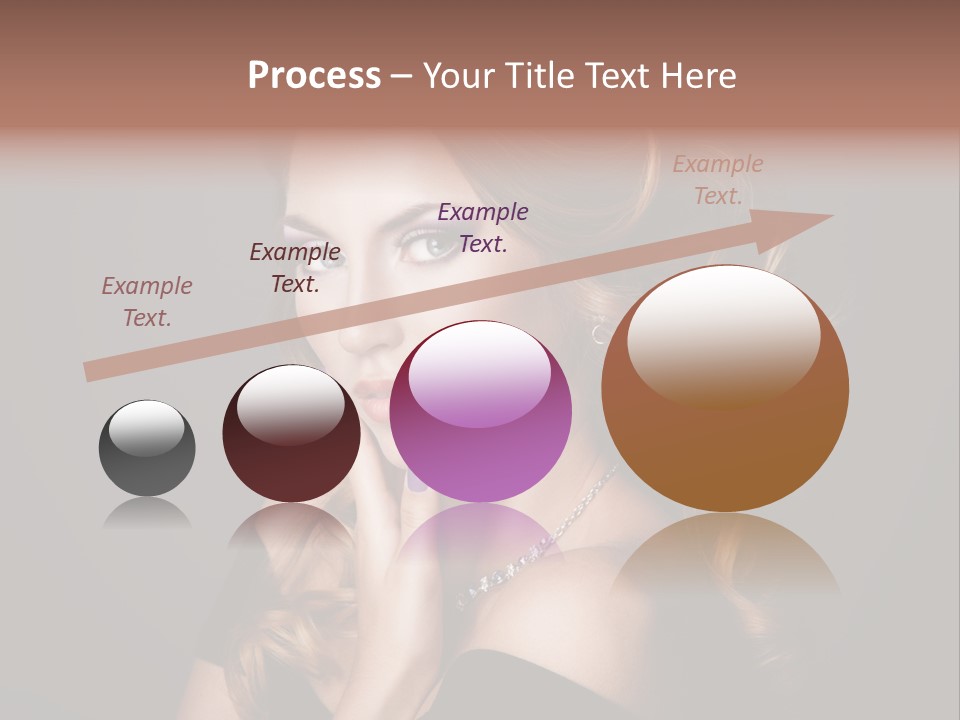 Beautiful Woman Female PowerPoint Template