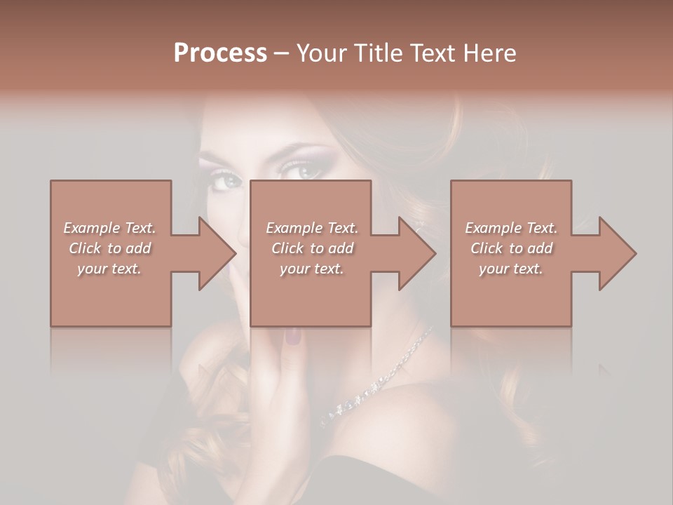 Beautiful Woman Female PowerPoint Template