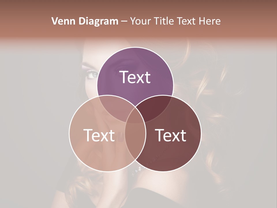 Beautiful Woman Female PowerPoint Template