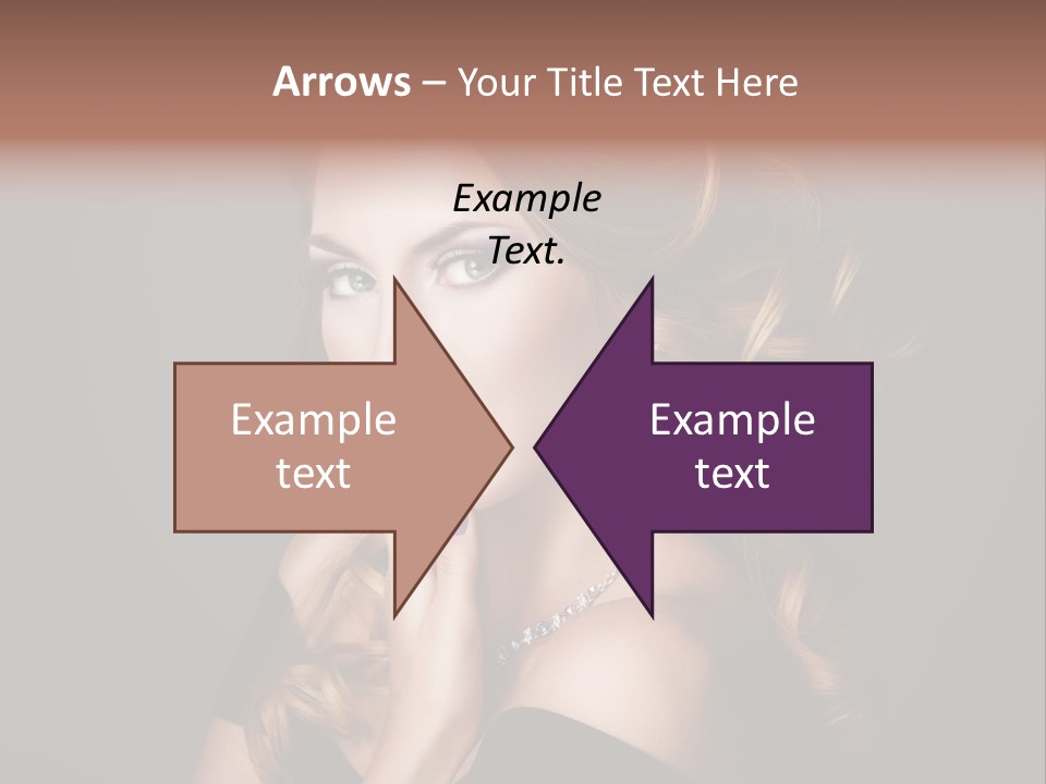 Beautiful Woman Female PowerPoint Template