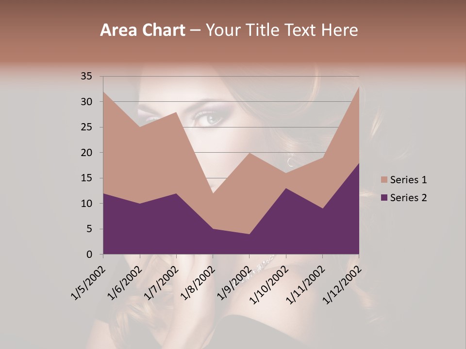 Beautiful Woman Female PowerPoint Template