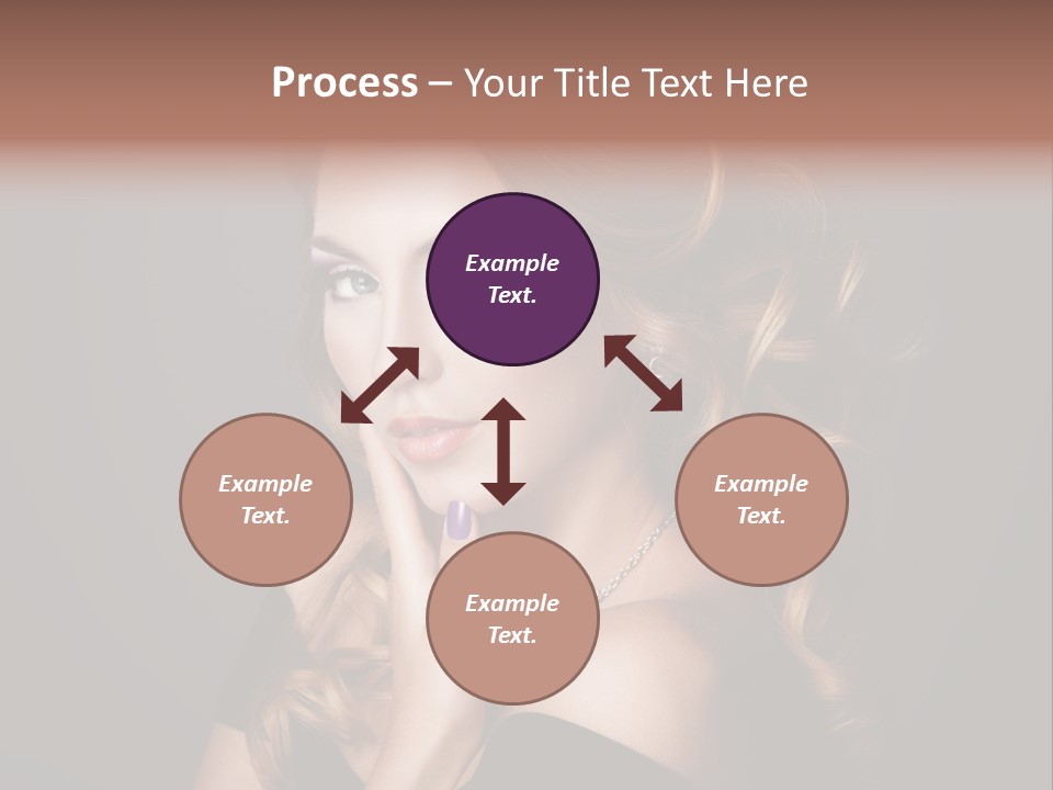 Beautiful Woman Female PowerPoint Template