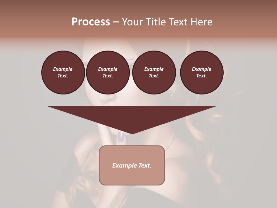Beautiful Woman Female PowerPoint Template