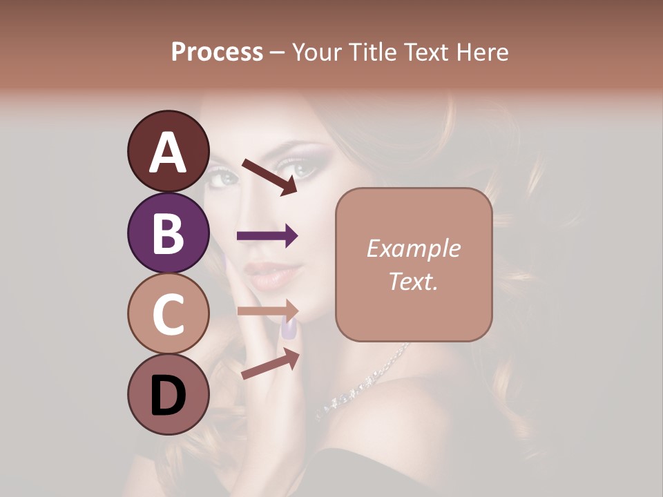 Beautiful Woman Female PowerPoint Template