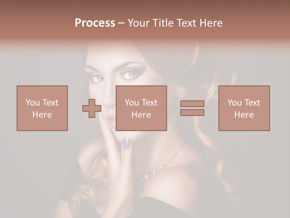 Beautiful Woman Female PowerPoint Template