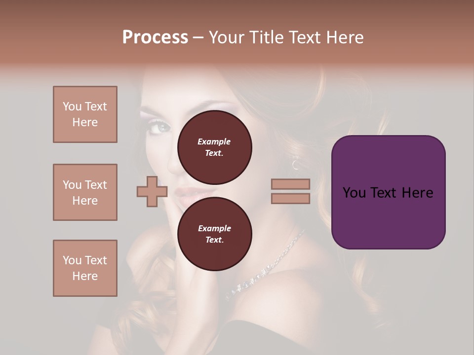 Beautiful Woman Female PowerPoint Template