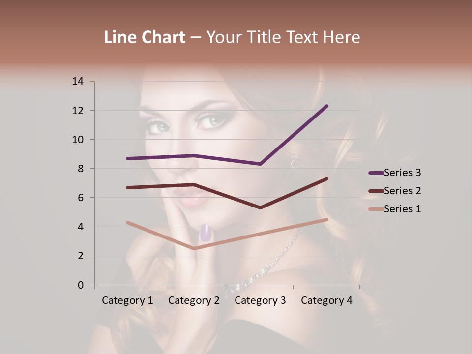 Beautiful Woman Female PowerPoint Template