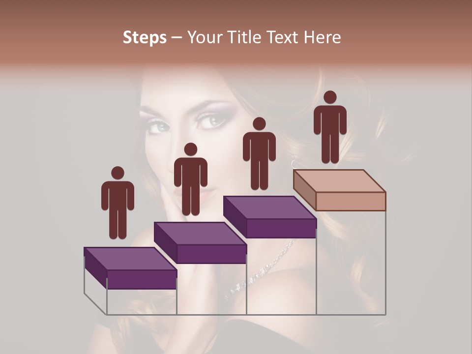 Beautiful Woman Female PowerPoint Template