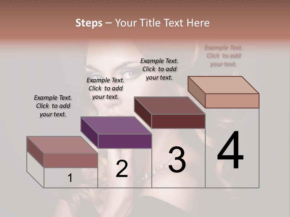 Beautiful Woman Female PowerPoint Template
