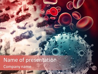 Microscopic Illness Experiment PowerPoint Template