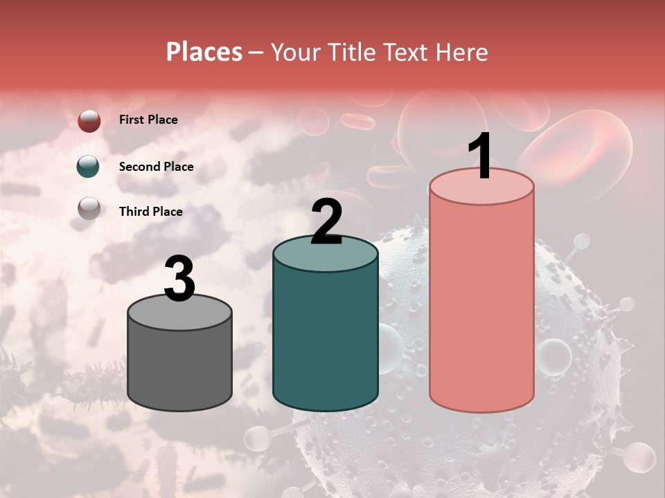 Microscopic Illness Experiment PowerPoint Template