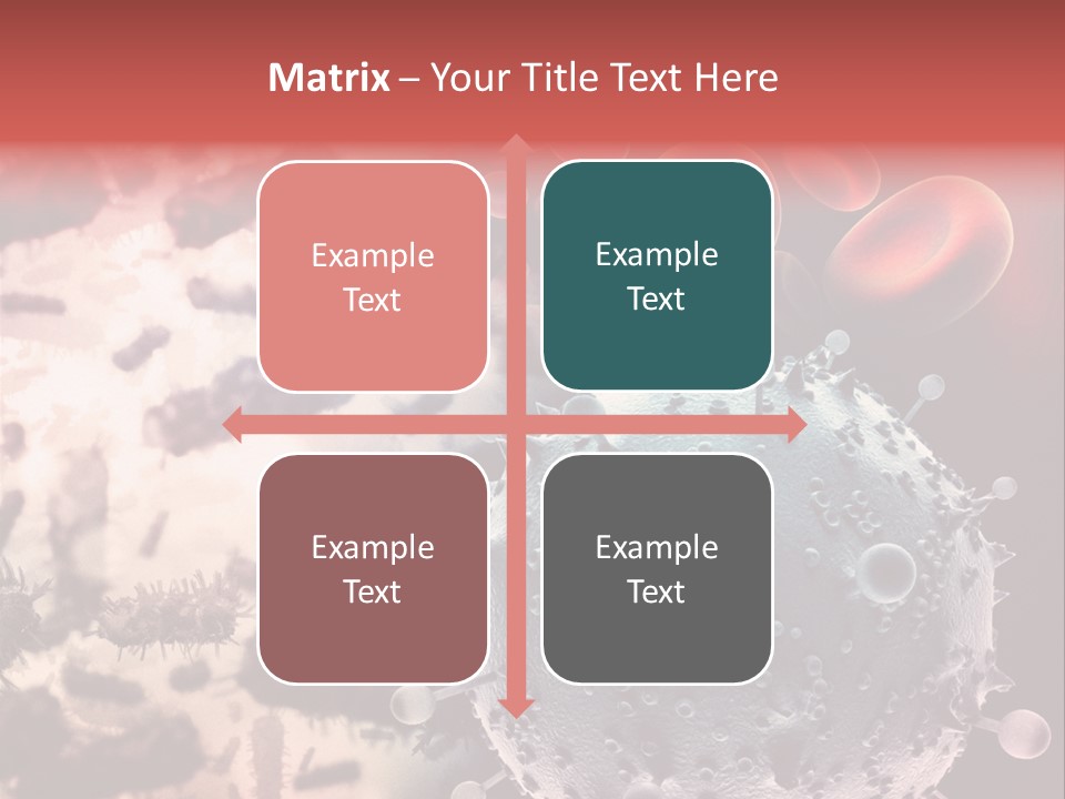 Microscopic Illness Experiment PowerPoint Template