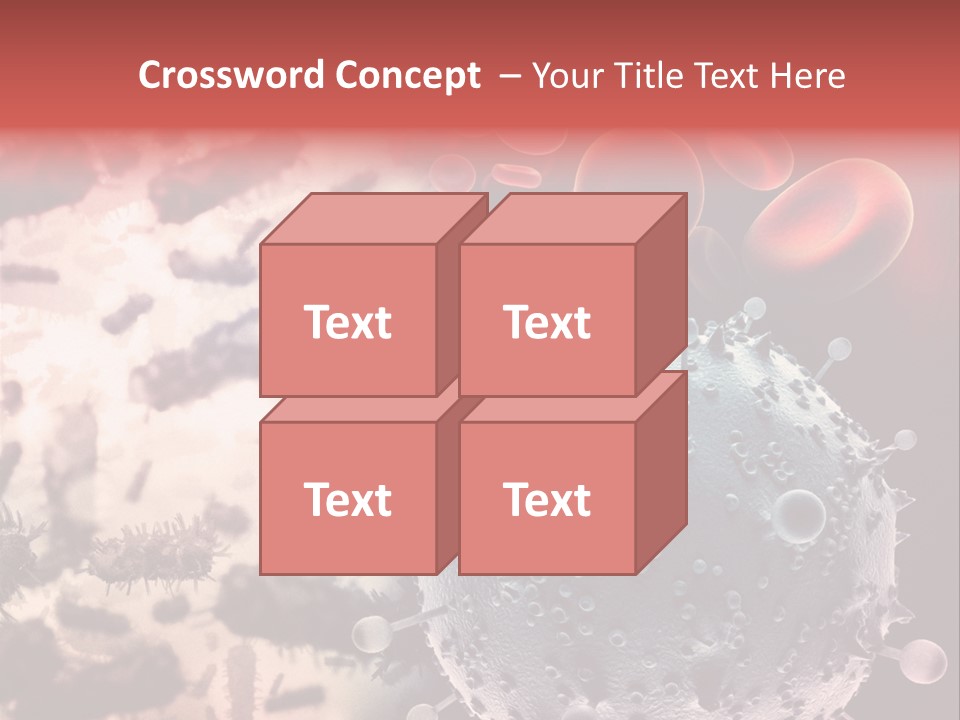 Microscopic Illness Experiment PowerPoint Template