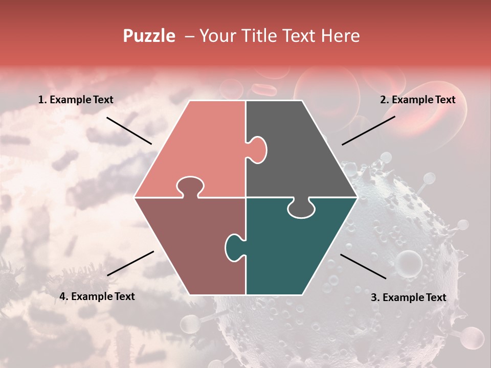 Microscopic Illness Experiment PowerPoint Template