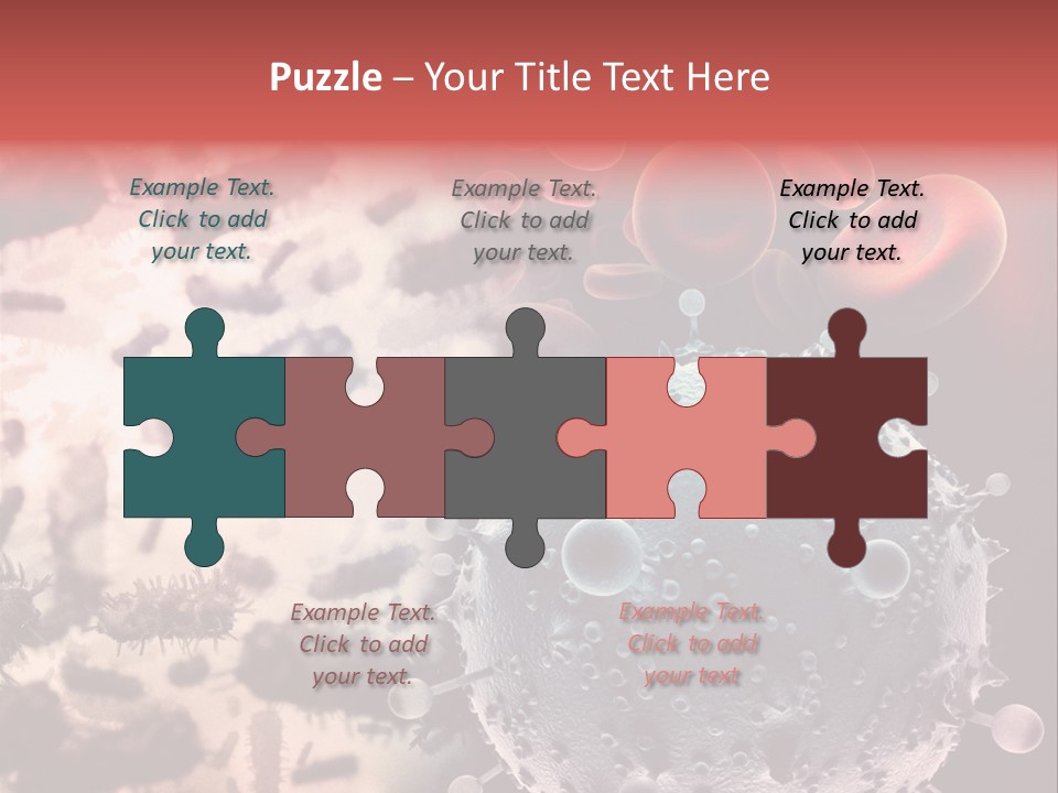 Microscopic Illness Experiment PowerPoint Template