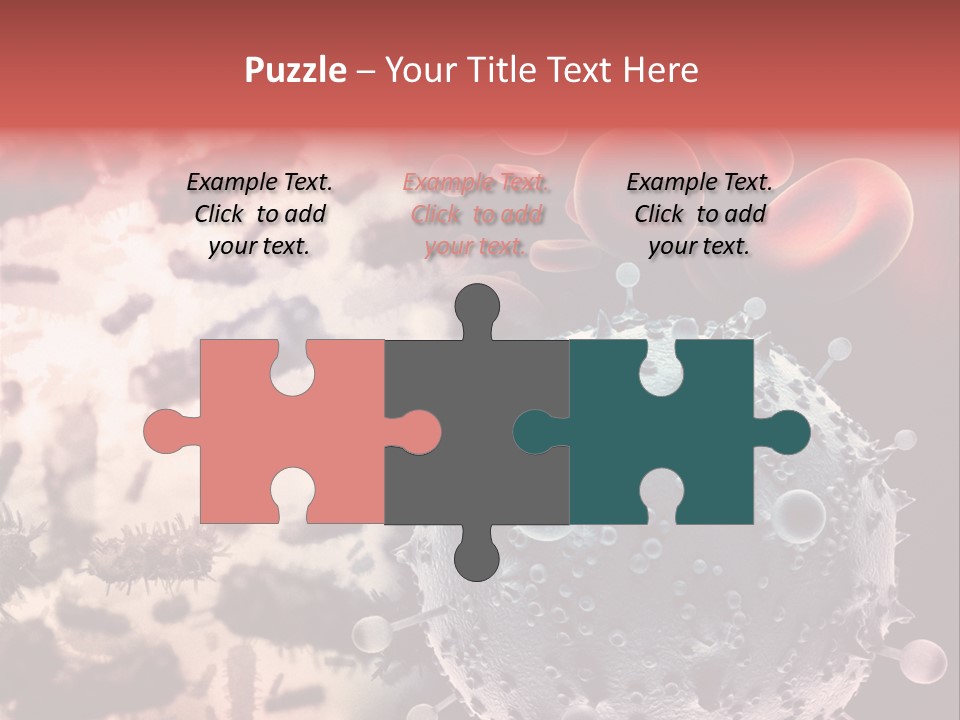 Microscopic Illness Experiment PowerPoint Template