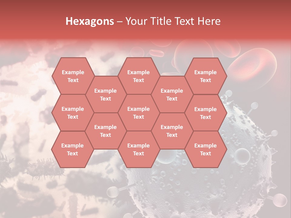 Microscopic Illness Experiment PowerPoint Template