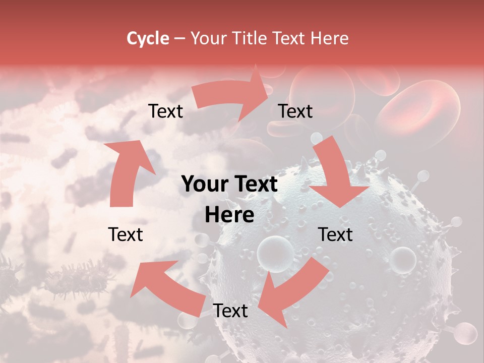 Microscopic Illness Experiment PowerPoint Template