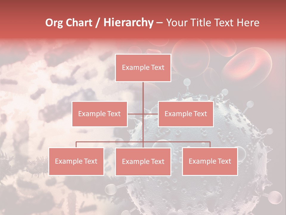 Microscopic Illness Experiment PowerPoint Template