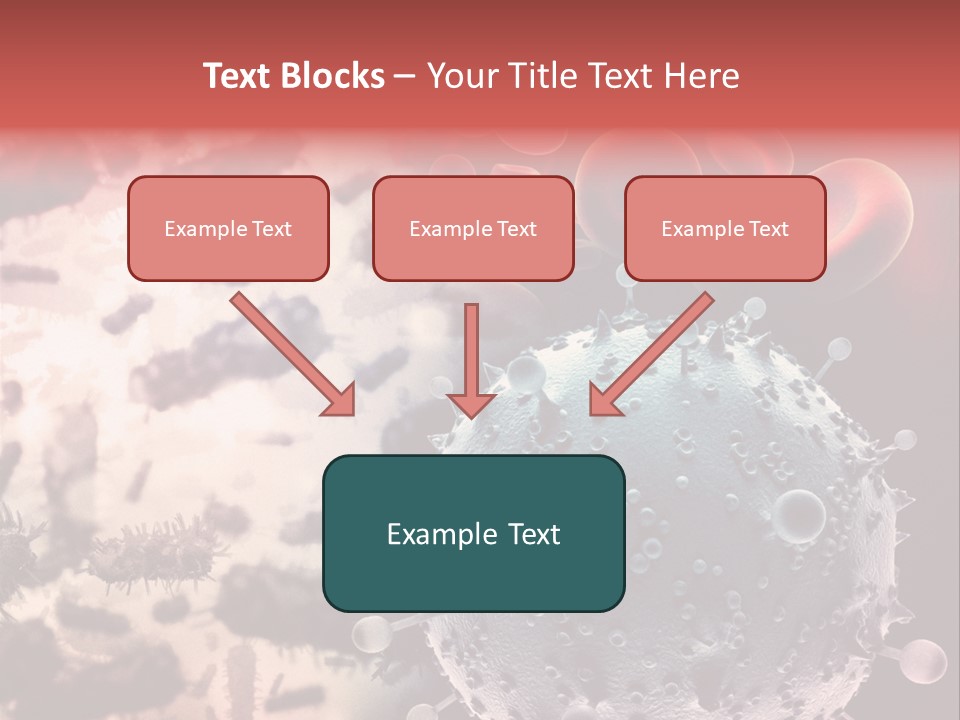 Microscopic Illness Experiment PowerPoint Template
