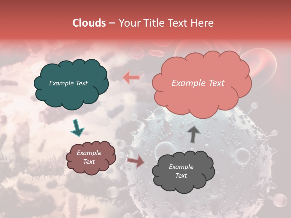 Microscopic Illness Experiment PowerPoint Template