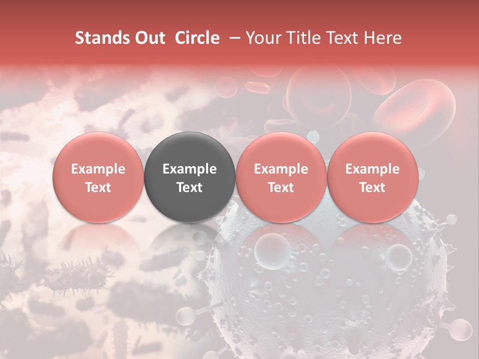 Microscopic Illness Experiment PowerPoint Template