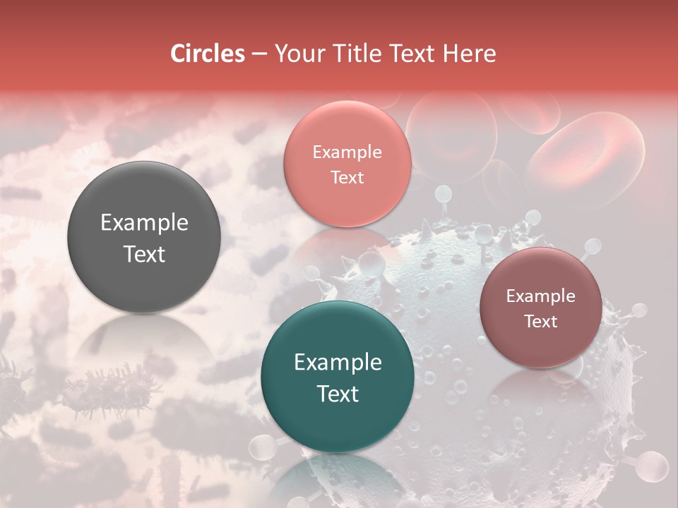 Microscopic Illness Experiment PowerPoint Template