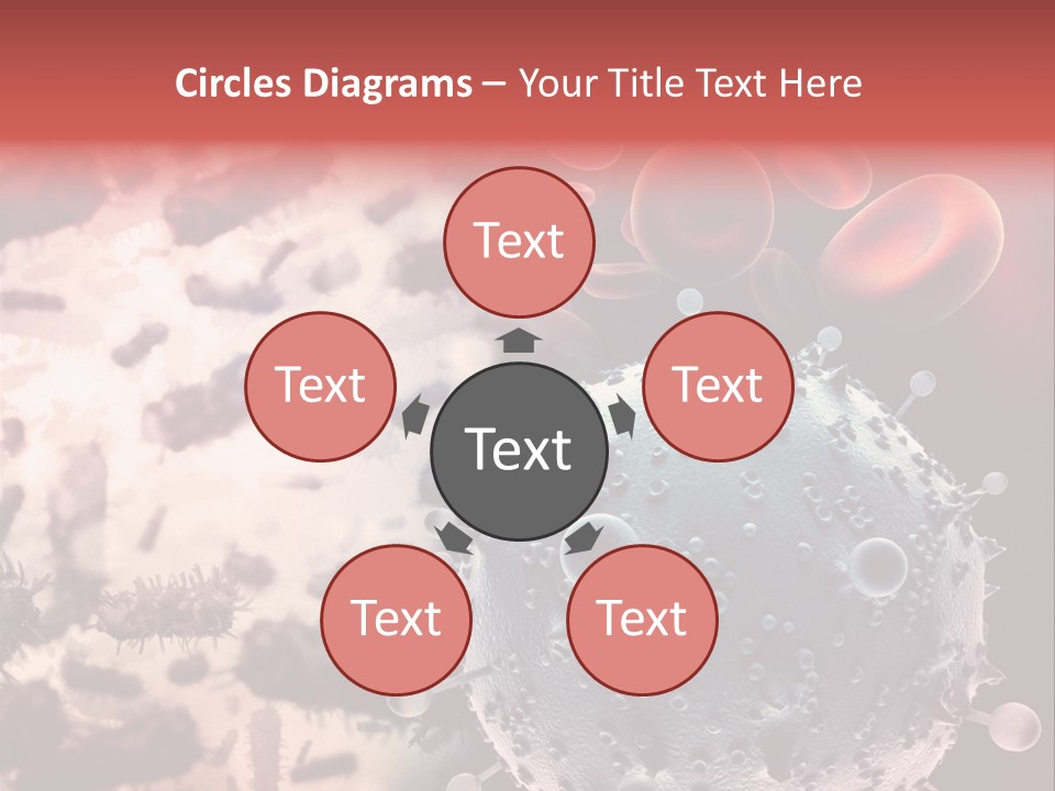 Microscopic Illness Experiment PowerPoint Template