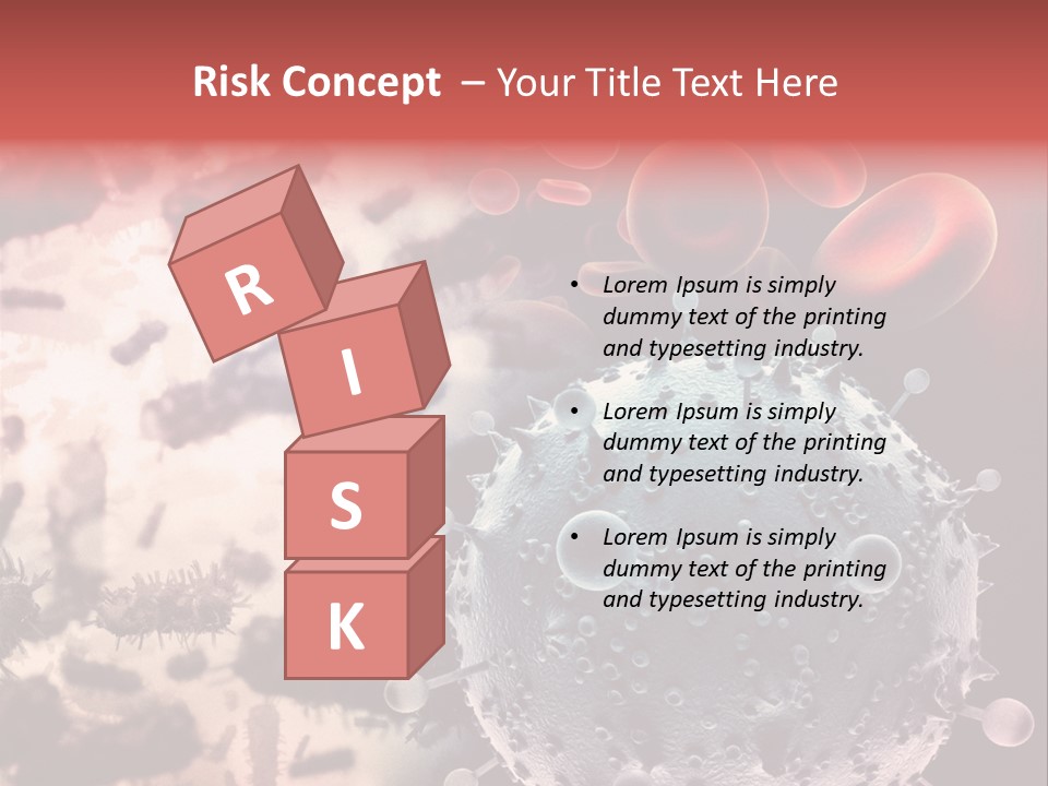 Microscopic Illness Experiment PowerPoint Template