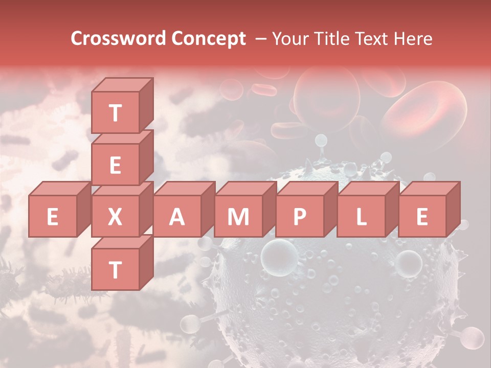 Microscopic Illness Experiment PowerPoint Template