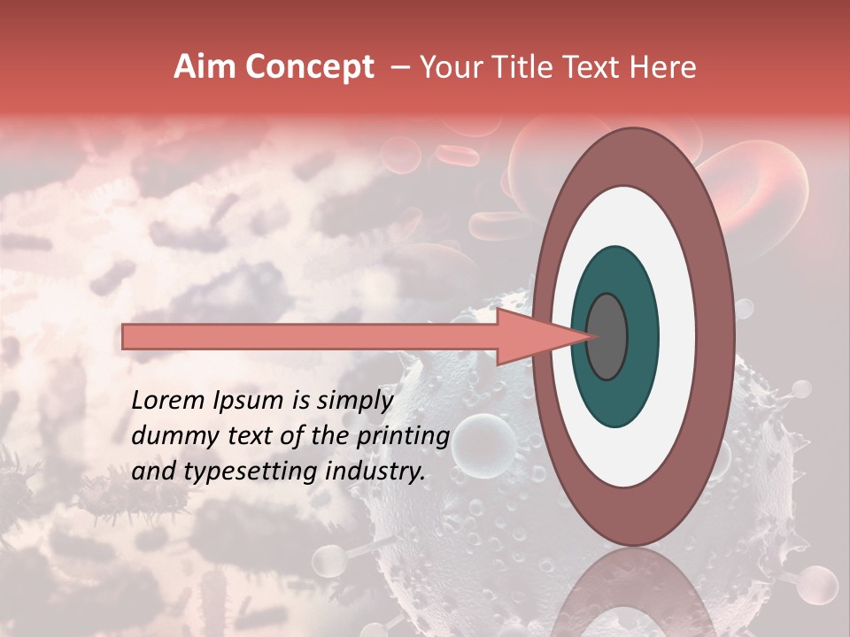 Microscopic Illness Experiment PowerPoint Template