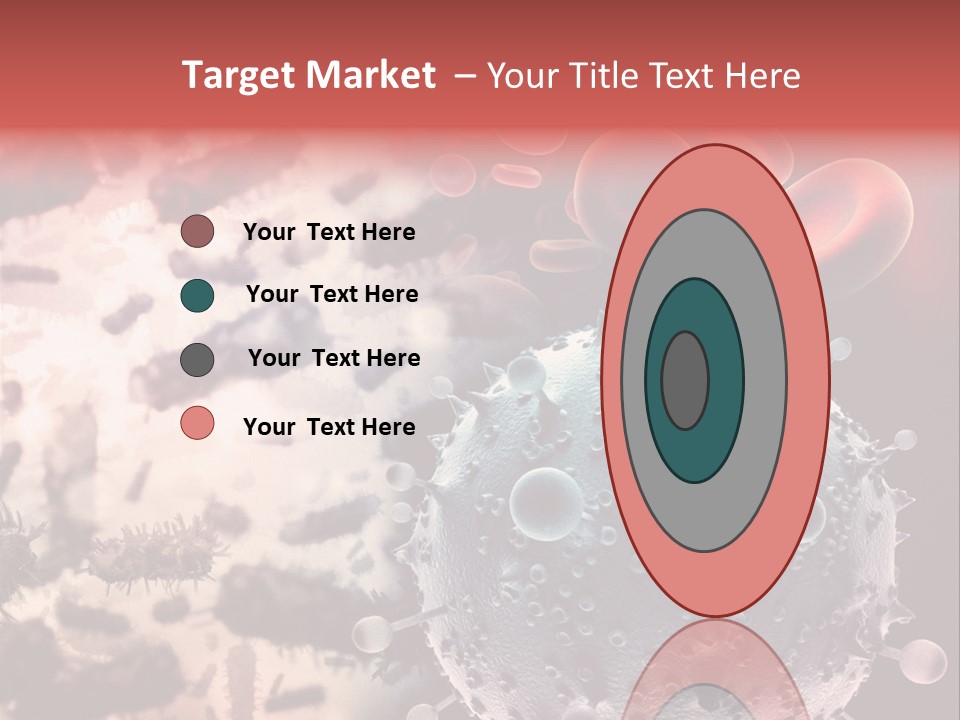 Microscopic Illness Experiment PowerPoint Template