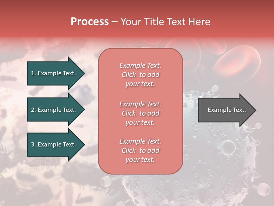 Microscopic Illness Experiment PowerPoint Template