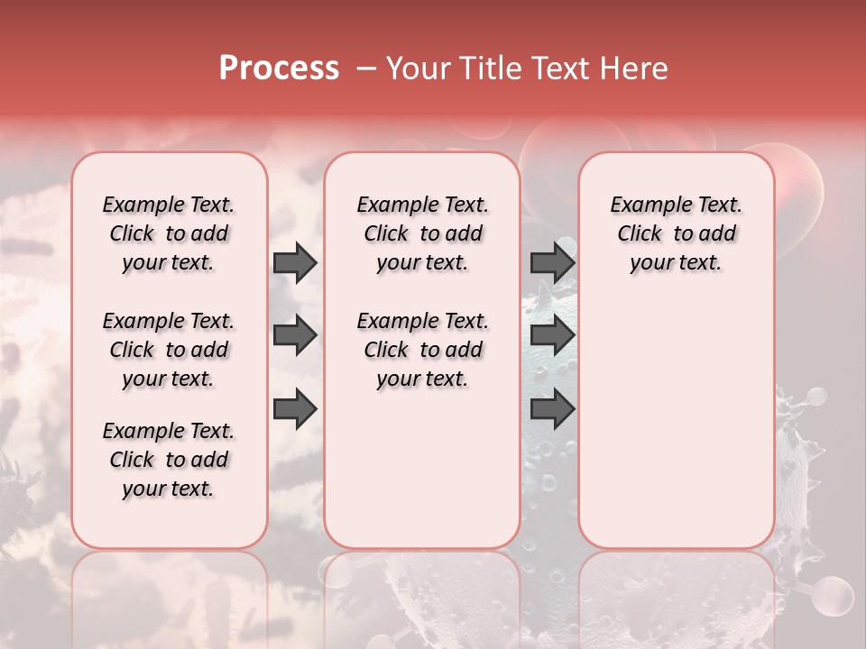 Microscopic Illness Experiment PowerPoint Template
