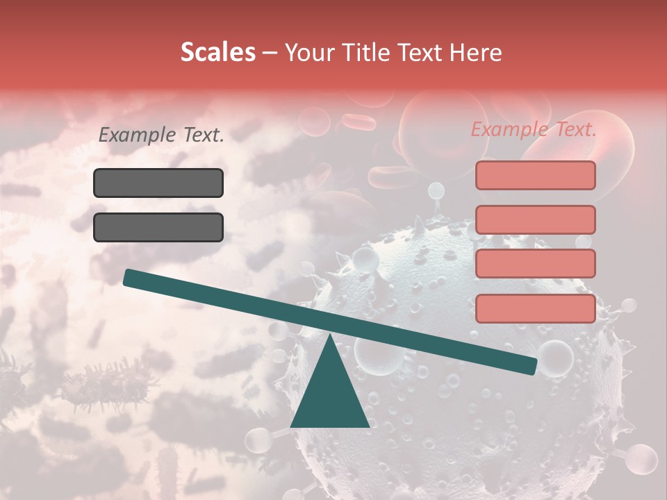 Microscopic Illness Experiment PowerPoint Template