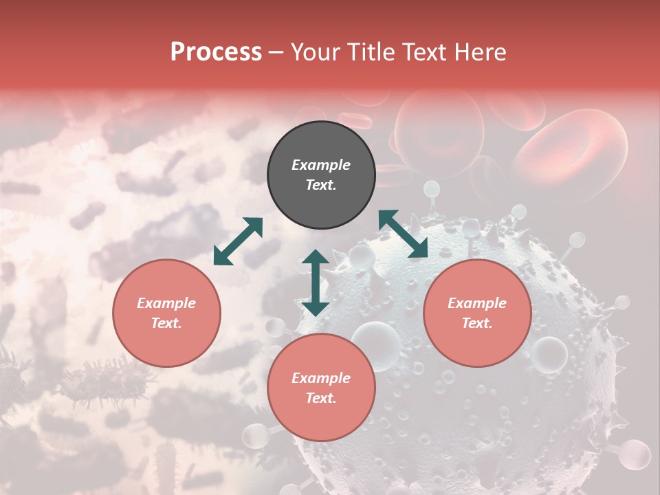 Microscopic Illness Experiment PowerPoint Template